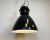 Large Industrial Black Factory Lamp from Elektrosvit, 1960s For Sale - Image 12 of 15