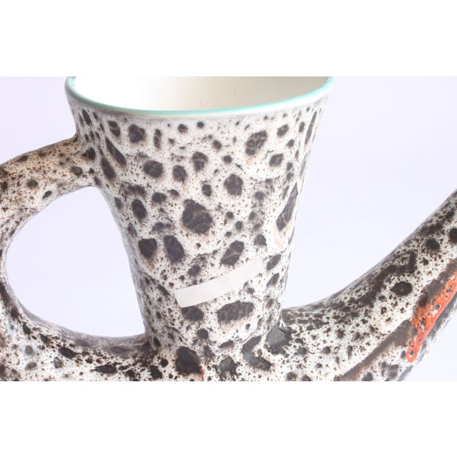 Ceramic French Lava Vase by Marius Bessone, 1950s For Sale - Image 7 of 11