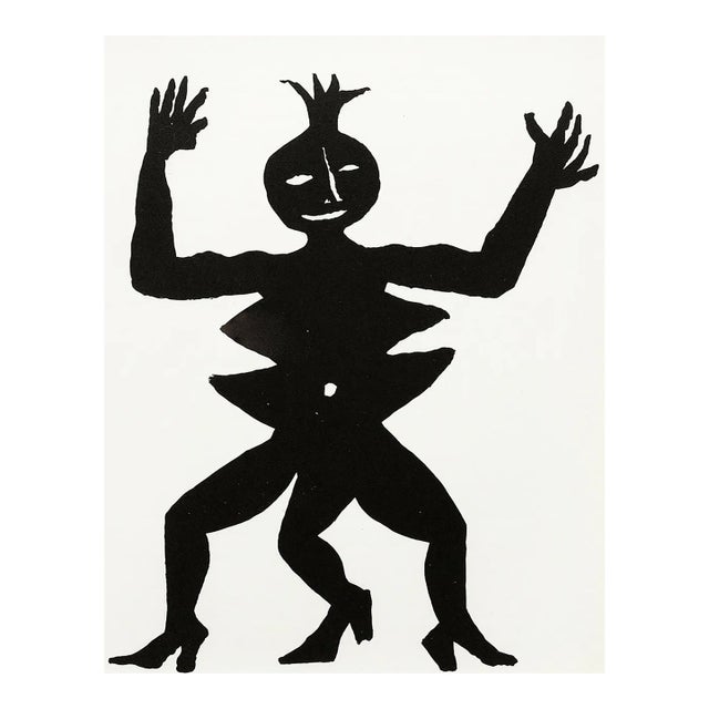 Calder Original Lithograph Dm07212 Derriere Le Miroir 1975 For Sale