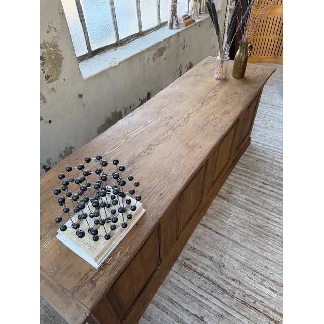 Vintage Pine Wood Trade Counter, 1950s For Sale - Image 16 of 18