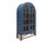 2020s Nina Solid Wood Tall Cabinet, Bookcase, Hutch - Blue For Sale - Image 5 of 7