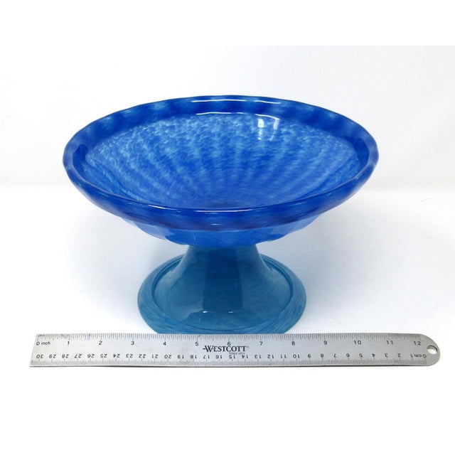 Elegant Glass Fruit Bowl For Sale - Image 10 of 10
