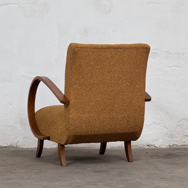 Art Deco H-410 Chairs by Jindřich Halabala for Up Závody, 1930, Set of 2 For Sale - Image 9 of 16