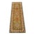 Kazak Runner 2’1” X 5’11” Green Wool Tribal Hand-Knotted Oriental Rug For Sale