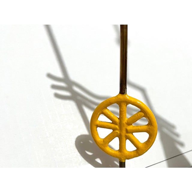 Peter D. Cole, Abstract Australian Post Modernist Sculpture Peter D. Cole Metal, Enamel, Marble For Sale - Image 9 of 11