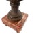 19th Century French Urn on Marble Pedestal For Sale - Image 9 of 12