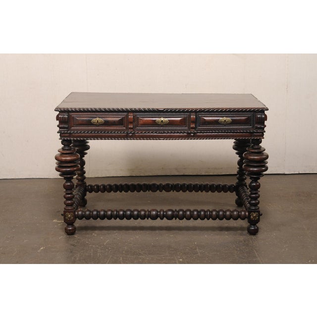 18th C. Portuguese Rosewood Console Table For Sale - Image 10 of 15