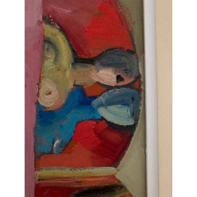 Late 20th Century Bruno Paoli "Death in the Theater" Original Italian Modern Theater Interior, 20th Century Florence Italy Fine Art Painting, Oil on Canvas, 19x26" For Sale - Image 5 of 8