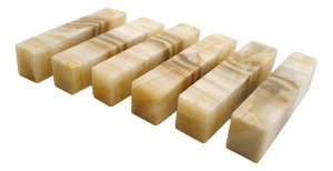 Knife Rests Veined Onyx, 1960s, Set of 6