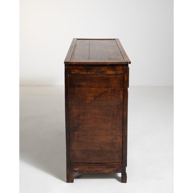 Oak Buffet in Original Patina, Antique, France, Circa 1860 For Sale - Image 11 of 15