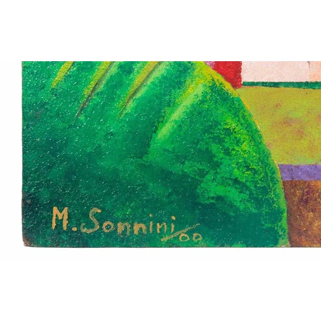 Massimo Sonnino, Landscape, Oil Painting, 2000 For Sale - Image 4 of 5