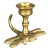 Vintage Brass Dragonfly Candlestick Holder For Sale