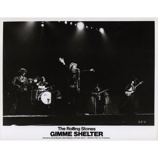 Gimme Shelter 1971 U.S. Silver Gelatin Single-Weight Photo For Sale