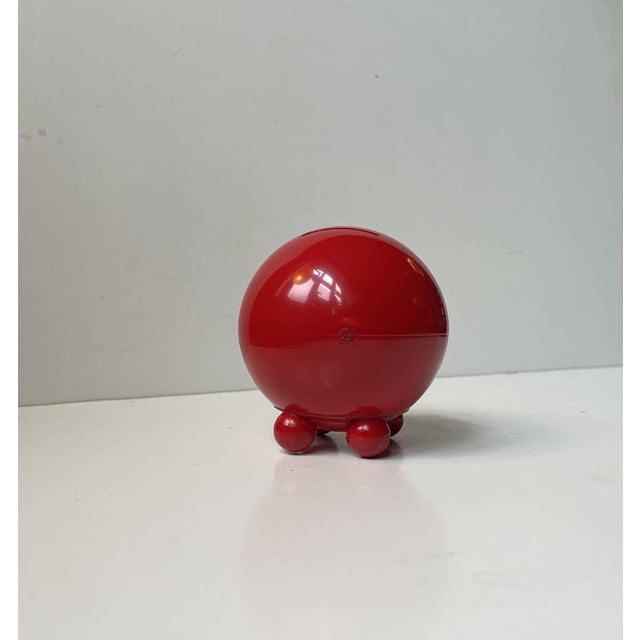 1970s Vintage Optimist Red Piggy Bank by Hans Gustav Ehrenreichs, 1970s For Sale - Image 5 of 9