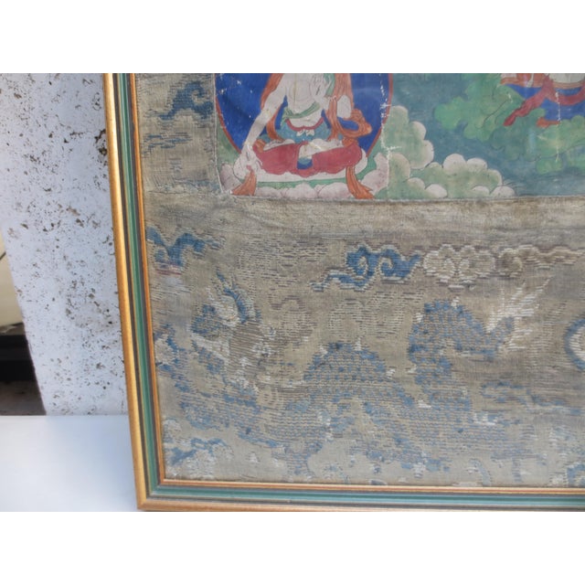 Antique Tibetan Tanka White Tara 18th For Sale - Image 4 of 14