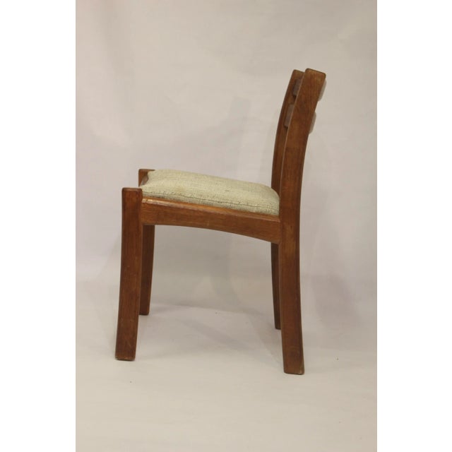 Wood Teak Dining Chairs from Dyrlund, 1960s, Set of 4 For Sale - Image 7 of 18