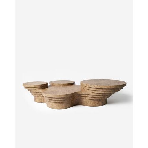 Slice me up coffee table in madrona burl wood by pietro franceschini. Dimensions: w 161cm x l 117cm x h 36 cm. Materials:...