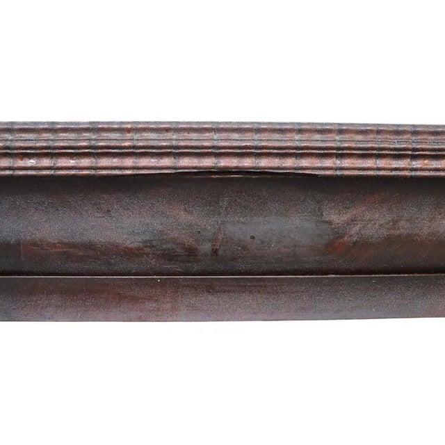 Large Antique Classical Flame Mahogany Ripple Edge Mirror Unsigned C1890 For Sale - Image 4 of 7