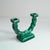 Ceramic Green Candleholder from Longchamp, France, 1950s For Sale - Image 7 of 9