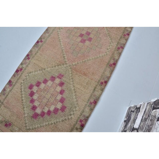 Kurdish Handmade Vintage Runner Rug For Sale In Phoenix - Image 6 of 10