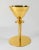 Mid-Century Modernist Religious Gilt Sterling Silver and Brass Chalice For Sale - Image 4 of 12