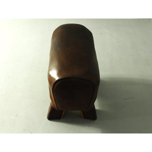 Leather Gymnastics Pommel Horse, 1950s For Sale - Image 9 of 14