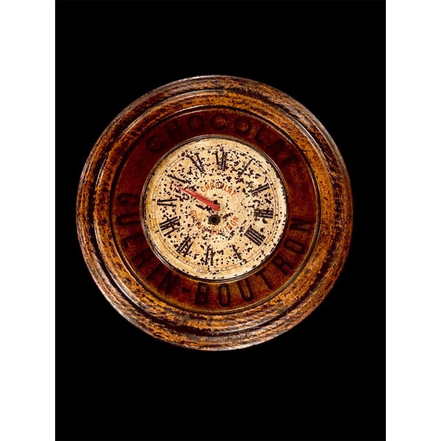 Original French Chocolat Guerin Boutron Advertising Clock A wonderful original Guerin Boutron advertising clock -Circa...