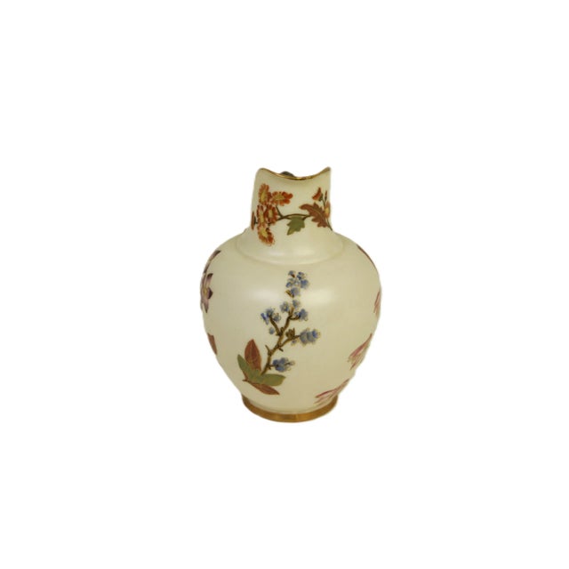 Late 19th Century Royal Worcester 19thC. Blush Ivory Pitcher- 1886 For Sale - Image 5 of 9