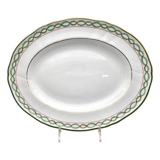 Wedgwood “Royal Garland” Fine Bone China Oval Platter, England (13") For Sale