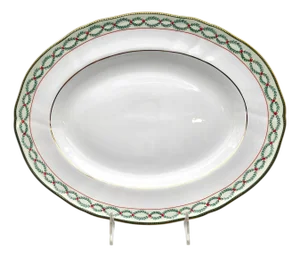Wedgwood “Royal Garland” Fine Bone China Oval Platter, England (13")