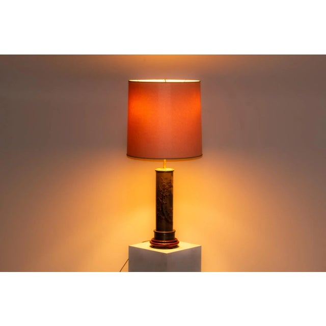 1970s Pewter Table Lamp, 1970s For Sale - Image 5 of 9