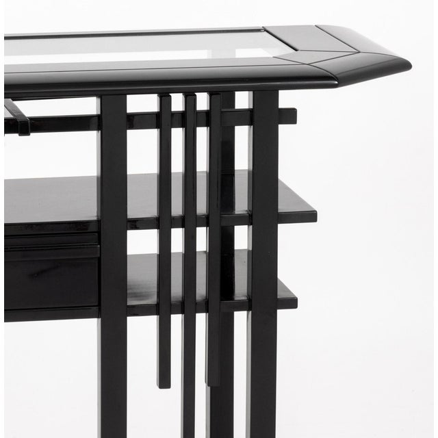 1980s Umberto Asnago for Giorgetti "Galaxy" Console For Sale - Image 5 of 11