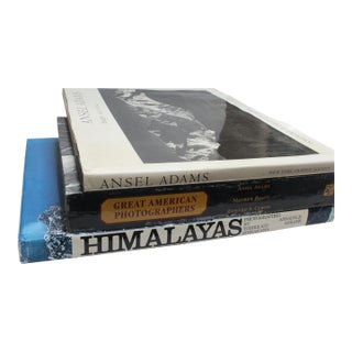 Oversized Stack of Coffee-Table Photography Editions Featuring Ansel Adams - Set of 5 For Sale