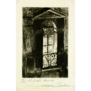 Francois Soulas, Illuminated Window For Sale