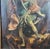 Italian After Guido Reni, "The Archangel Michael Defeating Satan" Oil on Canvas Painting For Sale - Image 3 of 12