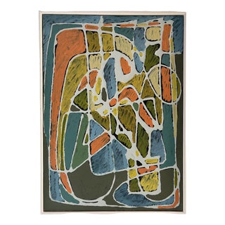 Francesco Magli (*1945), Abstract Painting, Pittura, Acrylic on Canvas, 1979, Italy For Sale
