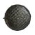 Asian Vintage Akha Thai Round Basket For Sale - Image 3 of 5