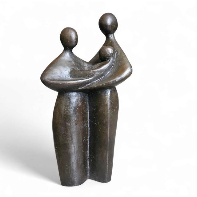 Bronze Family with Child Figures, 1960s For Sale - Image 5 of 9