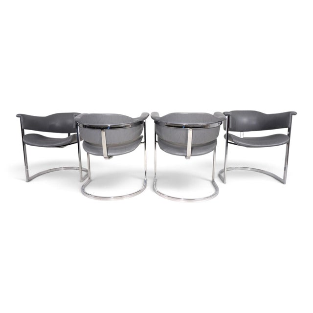 Vintage Dining Chairs by Vittorio Introini for Mario Sabot, 1970, Set of 4 For Sale - Image 15 of 18