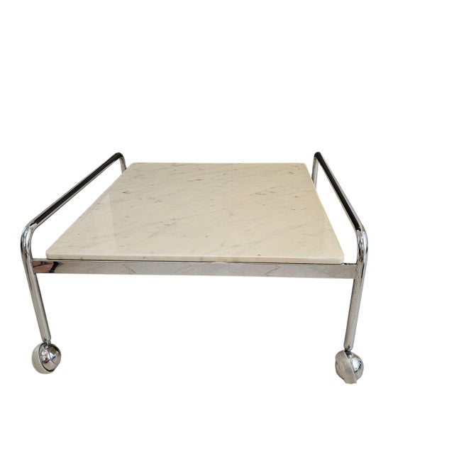An authentic, single-owner "Karin" coffee table, designed by the iconic Bruno Mathsson for DUX. Originally purchased in...