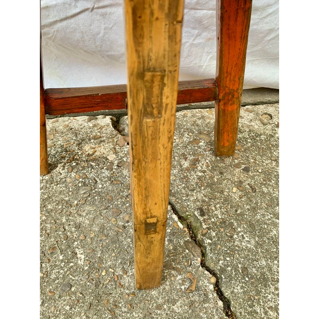 Wood Late 19th Century French Walnut Stool For Sale - Image 7 of 12