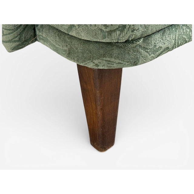 Pink Ilmari Lappalainen, Lounge Chairs, Beech, Green Fabric, Finland, 1950s For Sale - Image 8 of 11