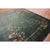 Textile 1930s Solid Green Field Floral Antique Chinese Art Deco Carpet Rug For Sale - Image 7 of 9