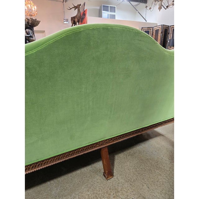 1960s Velvet Camelback Sofa of the James River Collection by Hickory Chair For Sale - Image 16 of 18