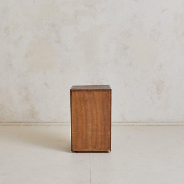 Charles Dudouyt French Spool‑Detail Oak Side Table in the Manner of Charles Dudouyt, 1940s For Sale - Image 4 of 10