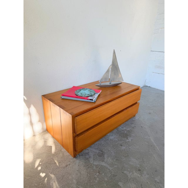 Pine Bedside Table from Maison Regain, 1970s For Sale - Image 17 of 18