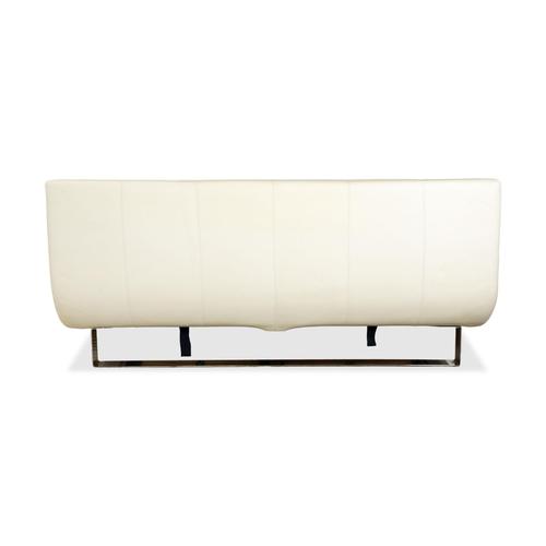 Animal Skin Swing Double Bed in White Leather from Joop! For Sale - Image 7 of 10