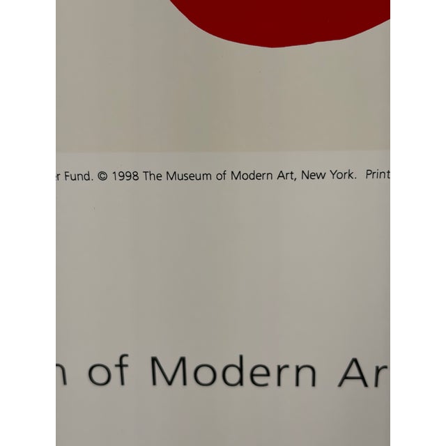 Mid-Century Modern Vintage Alexander Calder "Smoke Rings” MoMA Exhibition Poster For Sale - Image 3 of 5