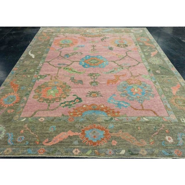 Turkish Oushak Rug 8'3" x 10'2" #18111 Explore a curated collection of hallway runners, wool rugs, and handmade...