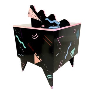 Memphis Hollis Fingold Signed Storage Trunk For Sale